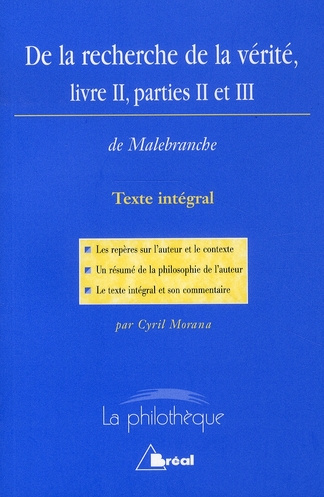 De la recherche de la vérité. Livre 2, Parties 2 et 3