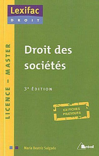 Droit des sociétés. 3e édition