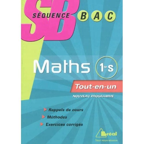 Mathématiques 1ère S. Programme 2012