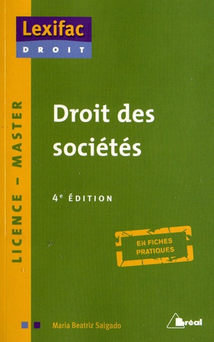 Droit des sociétés. 4e édition
