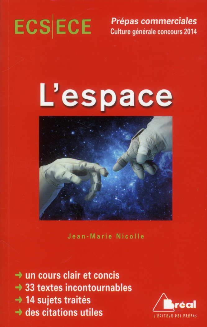 L'espace. Concours 2014
