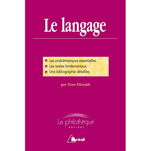 Le langage. Dissertation