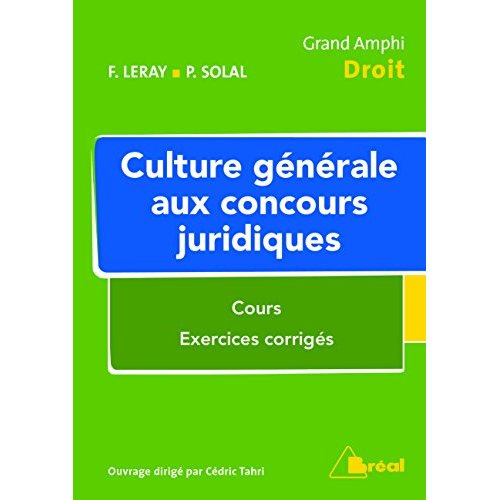 Culture générale aux concours juridiques