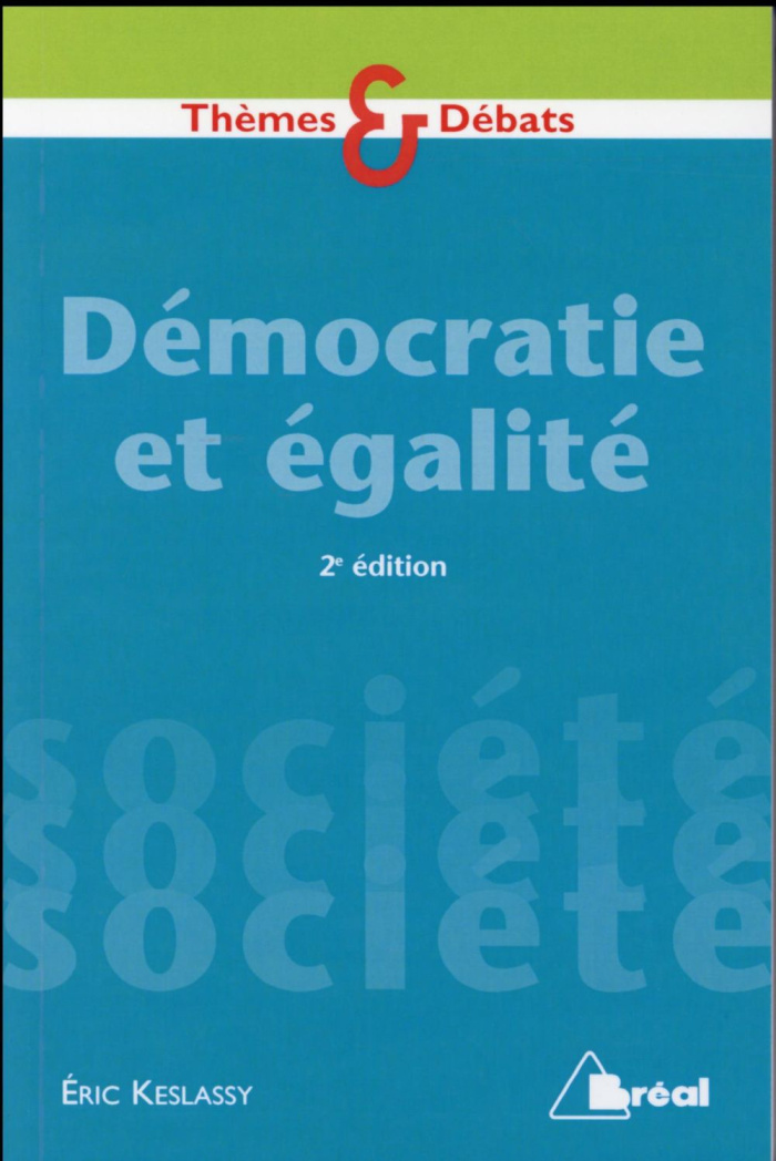 Démocratie et égalité. 2e édition
