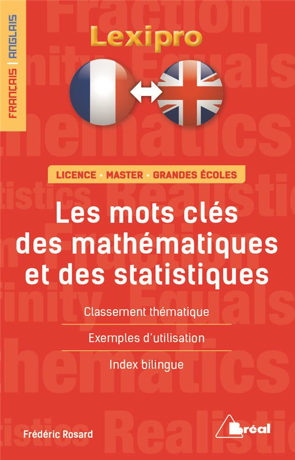 Les mots-clés des mathématiques et des statistiques. Edition bilingue français-anglais