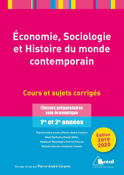 Economie, sociologie et histoire du monde contemporain. Edition 2019-2020