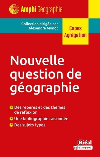 Nouvelle question de géographie. CAPES, Agrégation