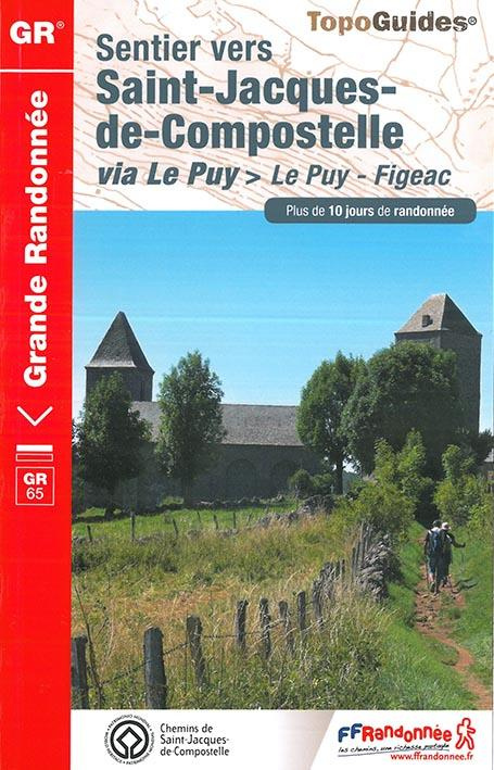 Sentier vers Saint-Jacques-de-Compostelle via Le Puy. Le Puy - Aubrac - Conques - Figeac
