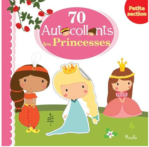 70 autocollants Les princesses. Petite section