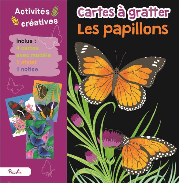 Les papillons. 4 cartes avec modèle, 1 stylet et 1 notice