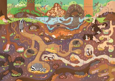 SOUS LA TERRE - PUZZLE