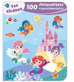 Les sirènes. 100 autocollants repositionnables
