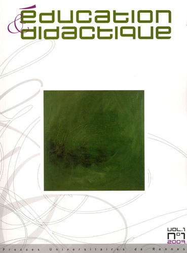 Education & didactique N° 1