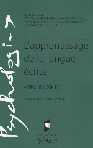 L'apprentissage de la langue écrite. Approche cognitive