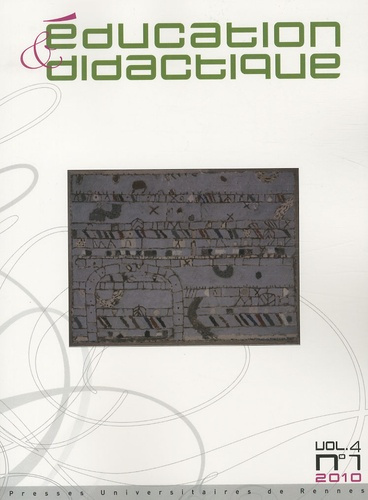 Education & didactique Volume 4 N° 1/2010