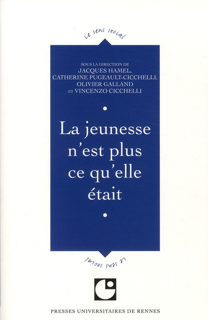 La jeunesse n'est plus ce qu'elle était. Colloque de Cerisy