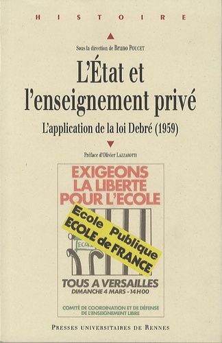 L'Etat et l'enseignement privé. L'application de la loi Debré (1959)