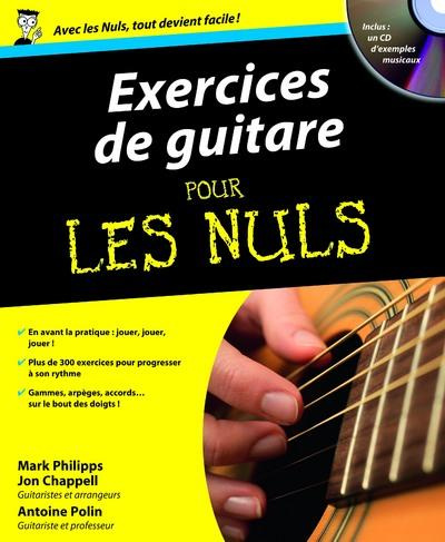 Exercices de guitare pour les Nuls. Avec 1 CD-ROM