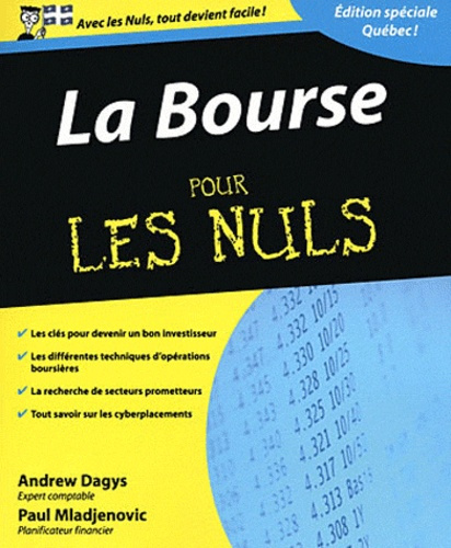 Bourse pour les nuls . Edition québécoise