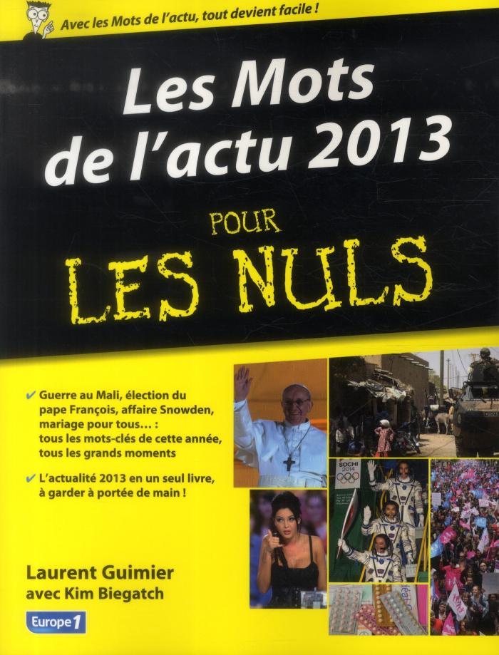 Les Mots de l'actu 2013 pour les nuls