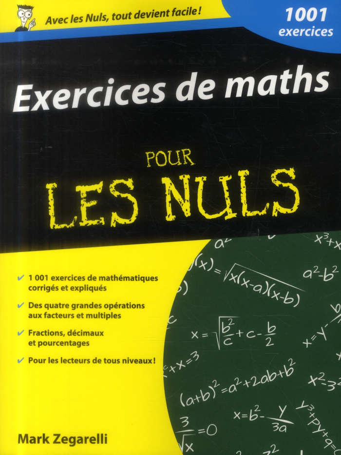 Exercices de maths pour les nuls