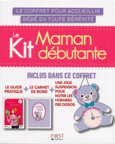 Le kit Maman débutante. Le guide pratique   Le carnet de bord   Une jolie suspension pour noter les