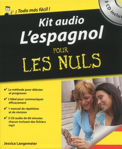 Kit audio l'espagnol pour les nuls. 3 CD audio