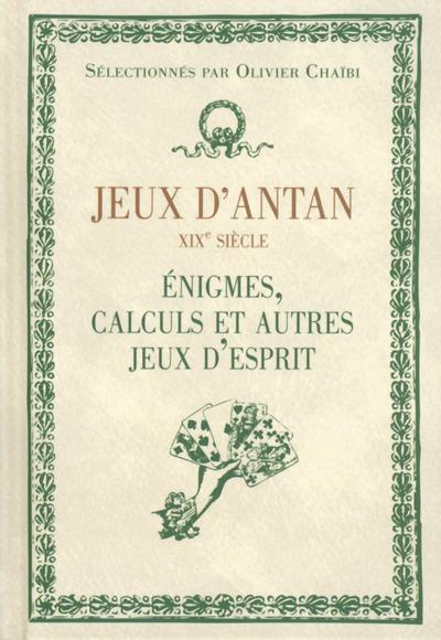Enigmes, calculs et autres jeux d'esprit