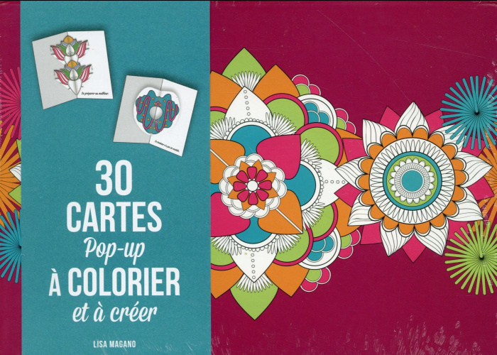 30 cartes pop-ups à colorier et à créer