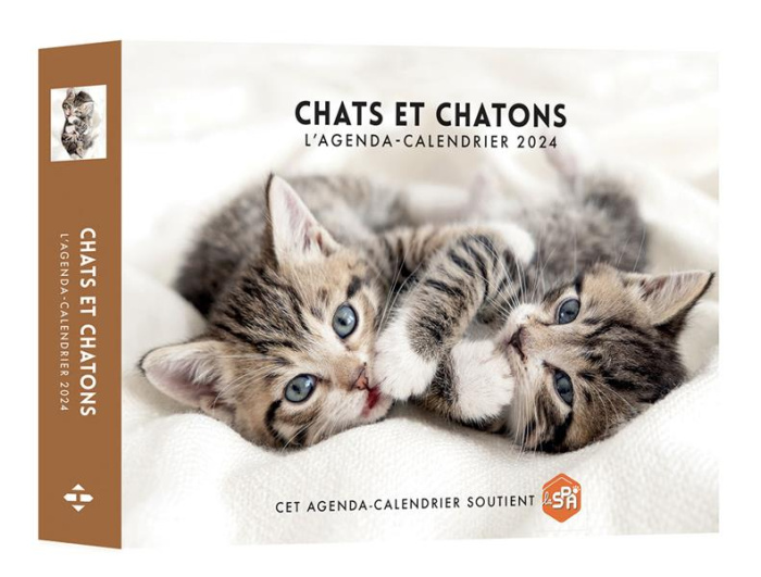 L'agenda-calendrier Chats et chatons. Edition 2024