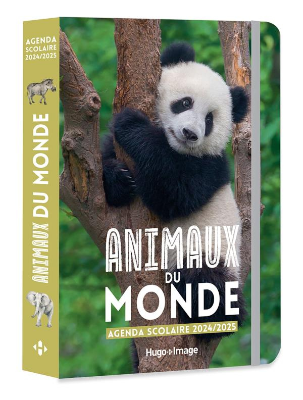 Agenda scolaire Animaux du monde. Edition 2024-2025