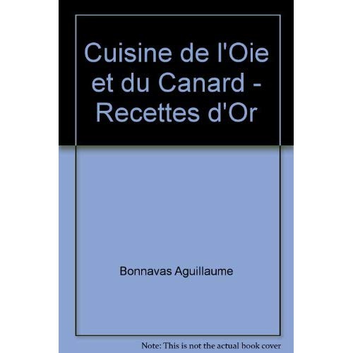 Cuisine de l'oie et du canard