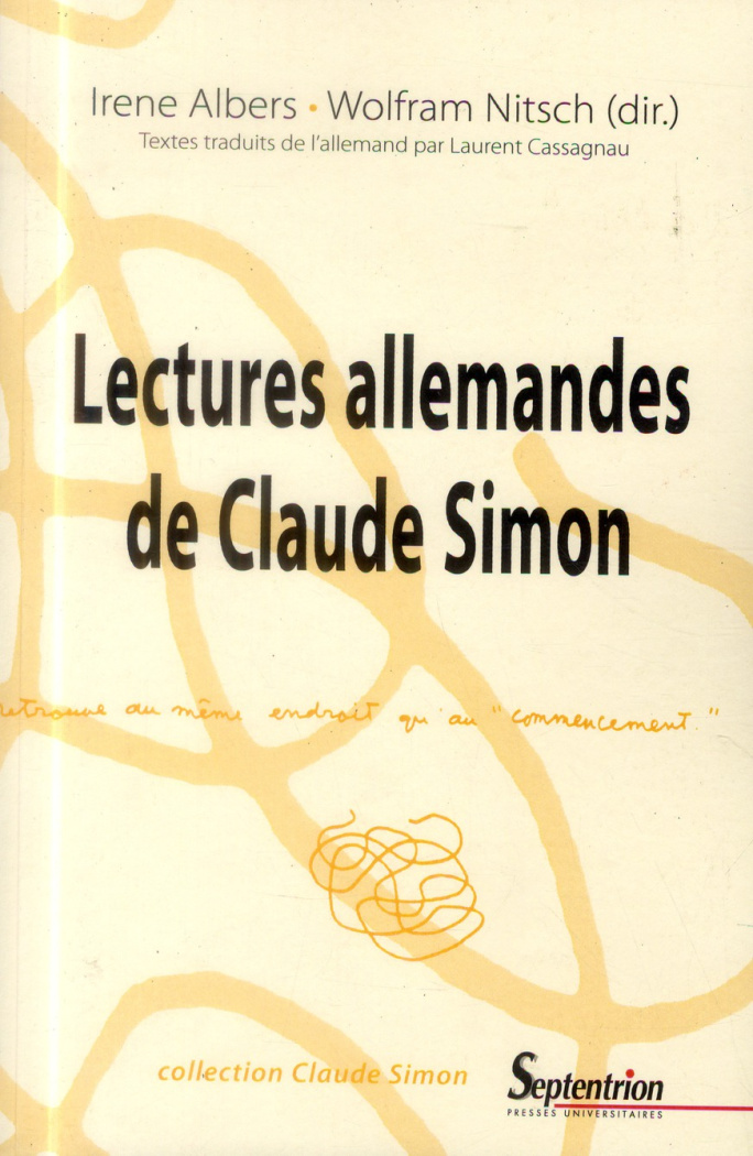 Lectures allemandes de Claude Simon