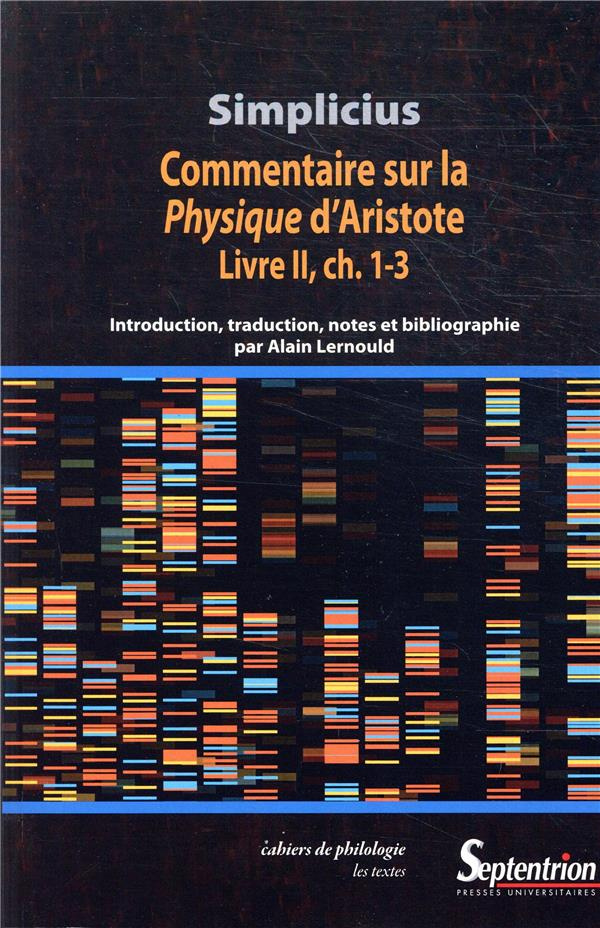 Commentaire sur la Physique d'Aristote, Livre II, ch. 1-3