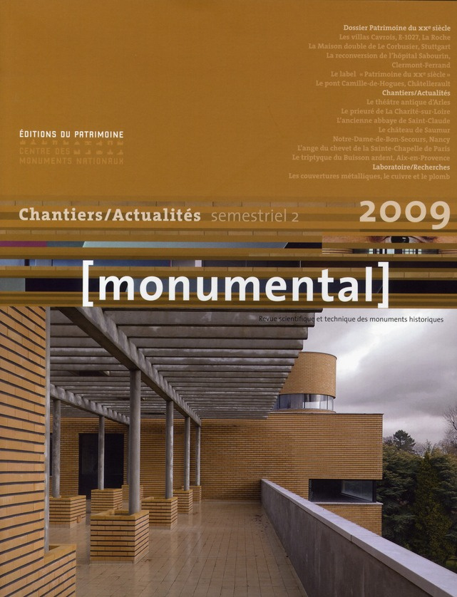 Monumental Semestriel N° 2, Décembre 2009 : Patrimoine du XXe siècle