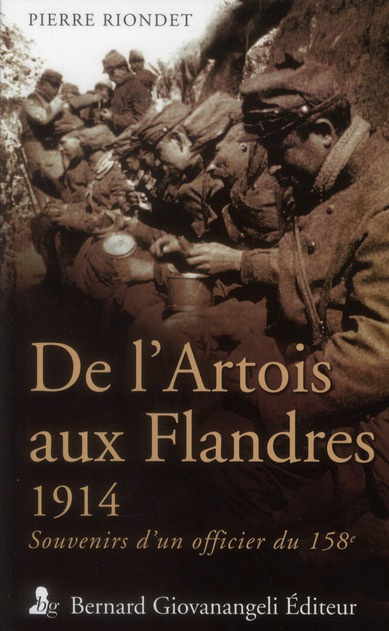 De l'Artois aux Flandres. Souvenirs d'un officier au 158e R.I