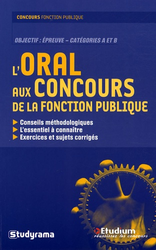 L'oral aux concours de la fonction publique