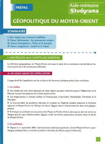 Géopolitique du Moyen-Orient