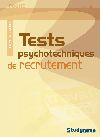 Tests psychotechniques de recrutement