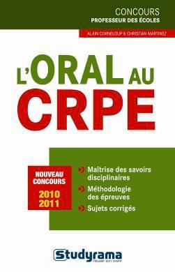 L'oral au CRPE. Edition 2011