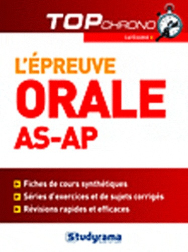 L'épreuve orale AS-AP. Catégorie C