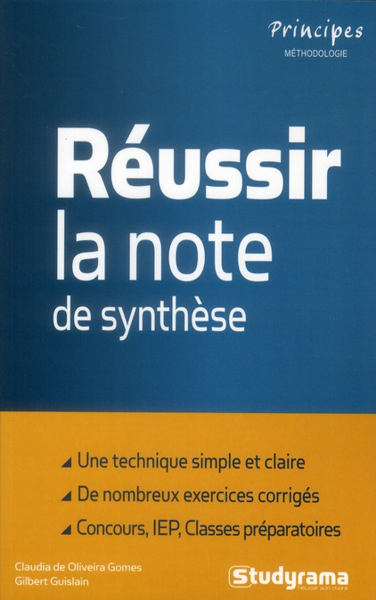 Réussir la note de synthèse. 5e édition