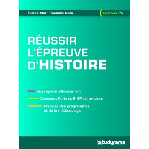 Réussir l'épreuve d'histoire