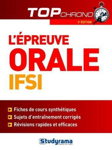 L'épreuve orale IFSI. 3e édition revue et augmentée