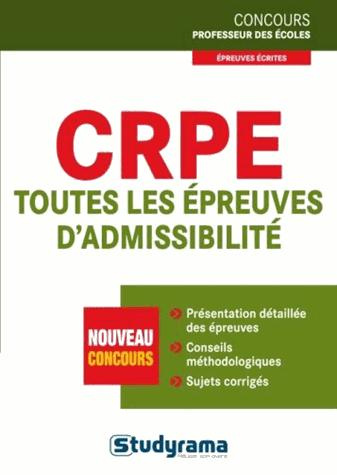CRPE toutes les épreuves d'admissibilité