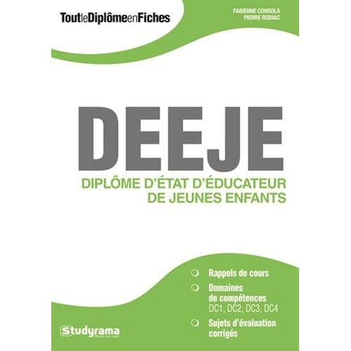 Diplôme d'Etat d'éducateur de jeunes enfants DEEJE