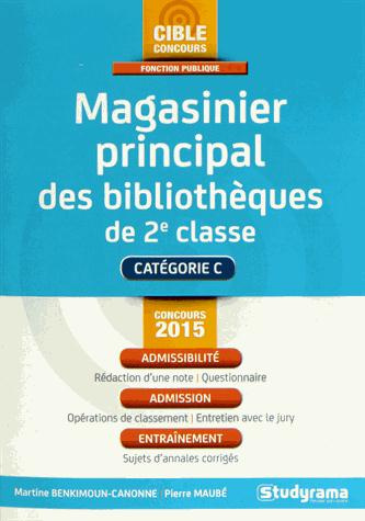 Magasinier principal des bibliothèques de 2e classe