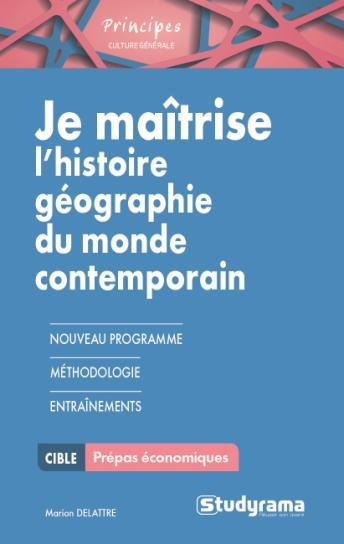 Je maîtrise l'histoire géographie géopolitique pour HEC