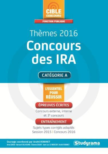 Concours des IRA. Thèmes 2016