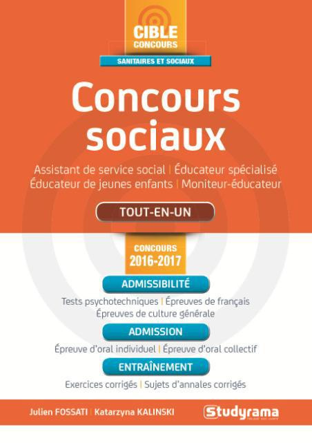 Concours sociaux. Edition 2016-2017